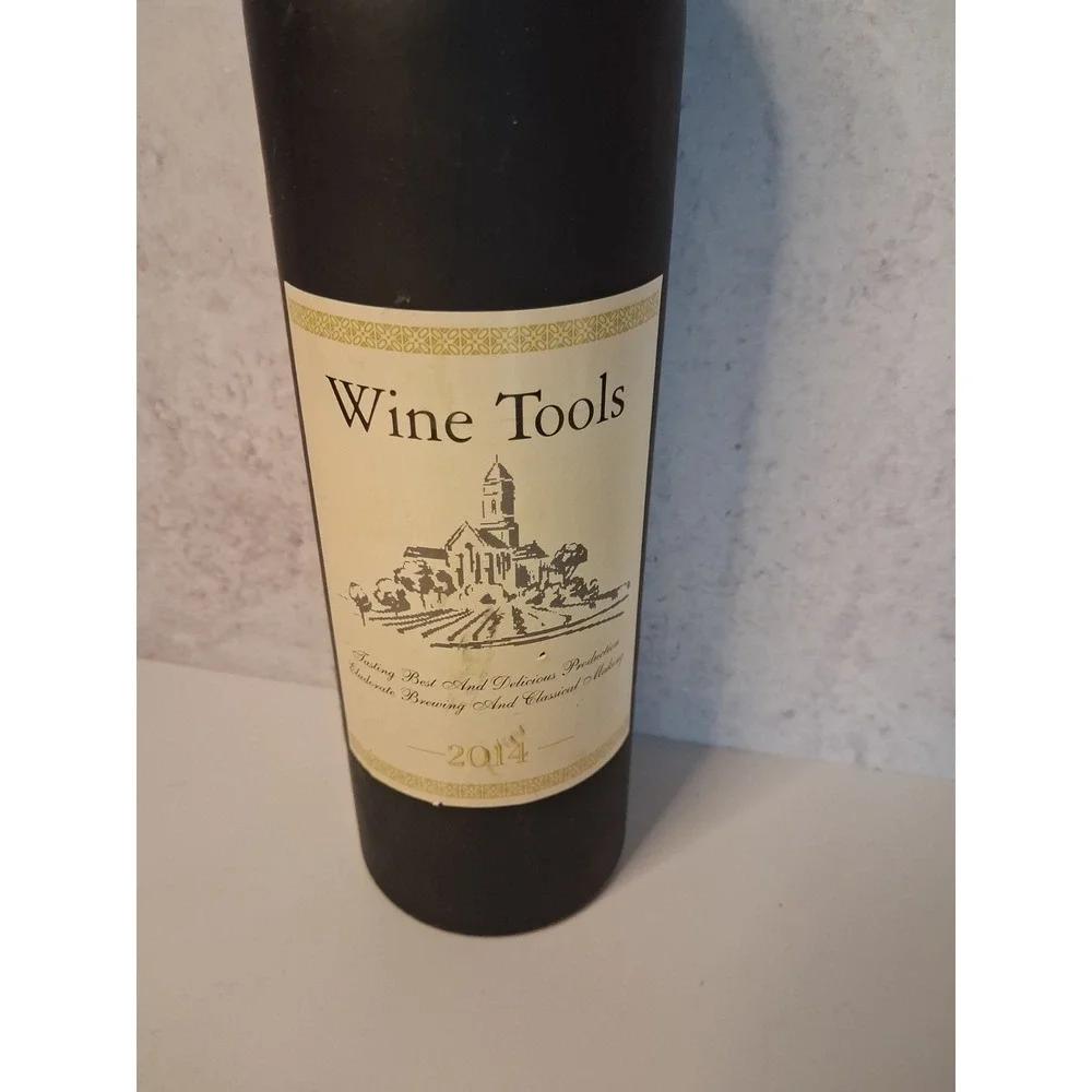 Wine Bottle Shaped 5-Piece Wine Accessory Gift Set Corkscrew Pourer Stopper 12
